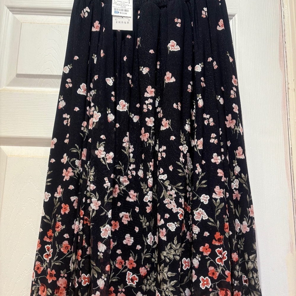 Floral Print Skirt